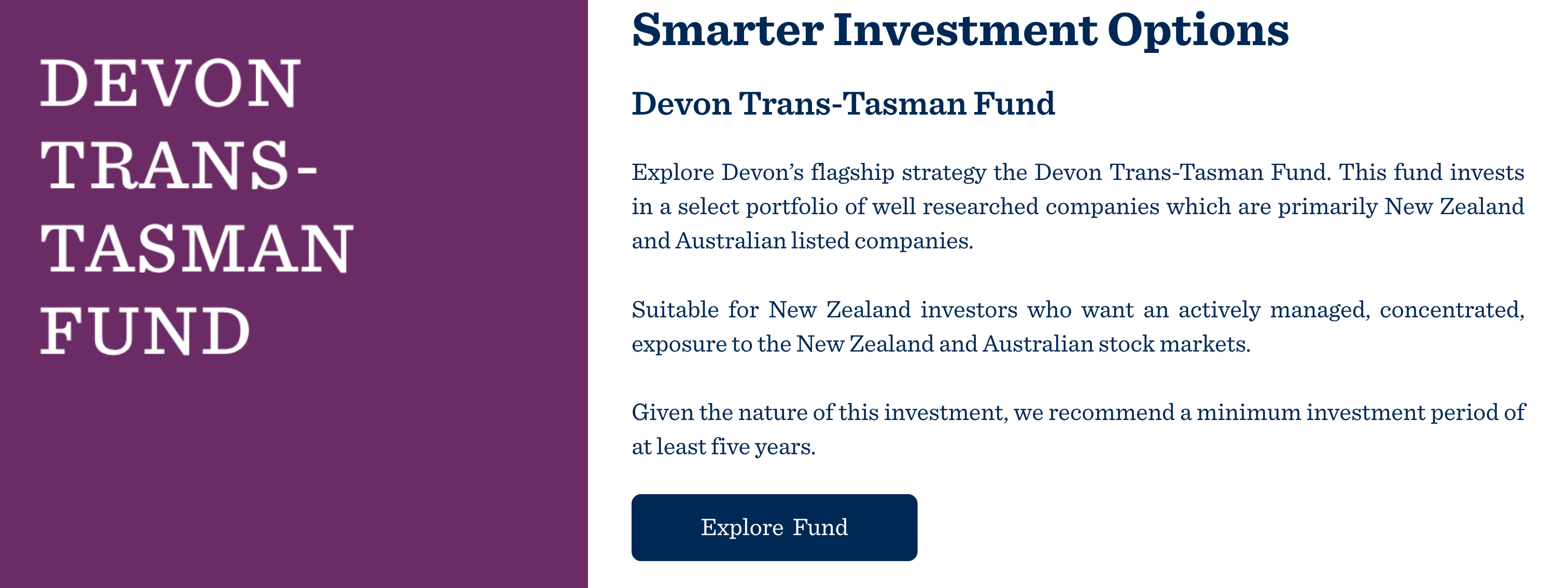 Devon Trans Tasman Block