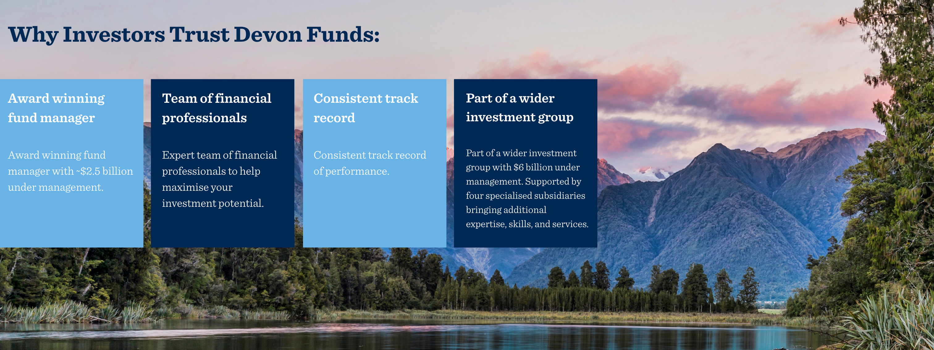 Why Investors Trust Devon